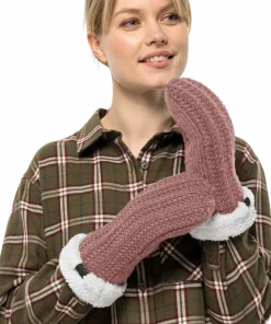 Jack Wolfskin Women's Highloft Knit Mitten Afterglow