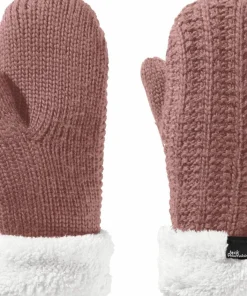 Jack Wolfskin Women's Highloft Knit Mitten Afterglow