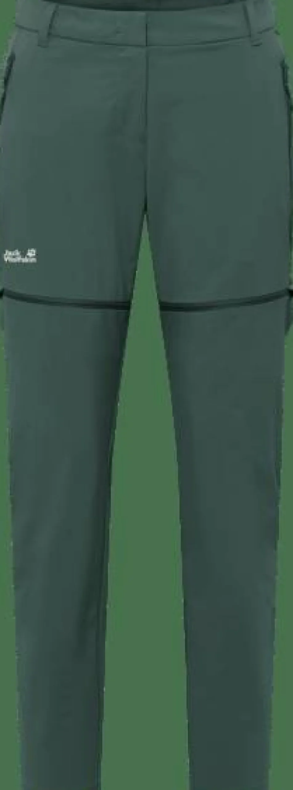 Jack Wolfskin Women's Hikeout Zip Off Pants Sago Palm Hot