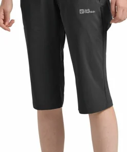 Jack Wolfskin Women's Hikeout 3/4 Pants Black Best