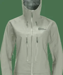 Jack Wolfskin Women's Kammweg 3-Layer Jacket Mint Leaf