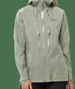 Jack Wolfskin Women's Kammweg 3-Layer Jacket Mint Leaf