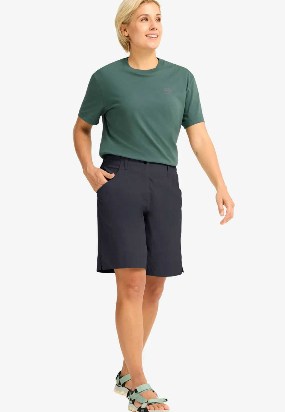 Jack Wolfskin Women's Mahani Shorts Dark Navy Outlet