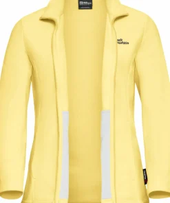 Jack Wolfskin Women's Taunus Full Zip Lemon Ice