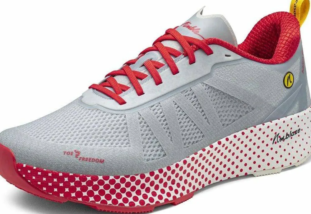 Joe Nimble Men's Addict Pro-R Grey/Red Hot