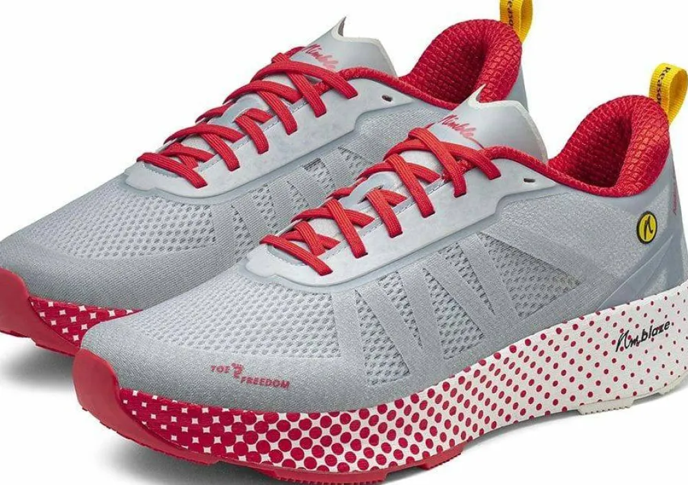 Joe Nimble Men's Addict Pro-R Grey/Red Hot