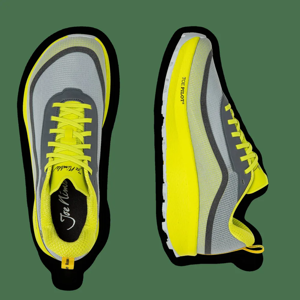 Joe Nimble Men's Trail Addict Flow+ Yellow/Grey II New
