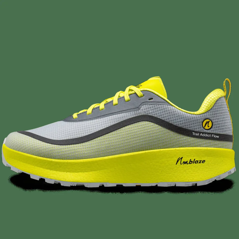 Joe Nimble Men's Trail Addict Flow+ Yellow/Grey II New