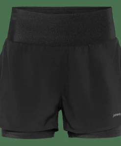 Johaug Women's Impact Shorts 2 In 1 Black New