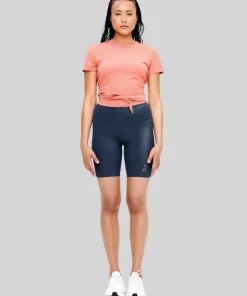 Johaug Women's Shimmer Tights Bikelenght Matte Navy