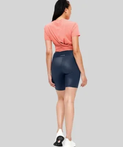 Johaug Women's Shimmer Tights Bikelenght Matte Navy
