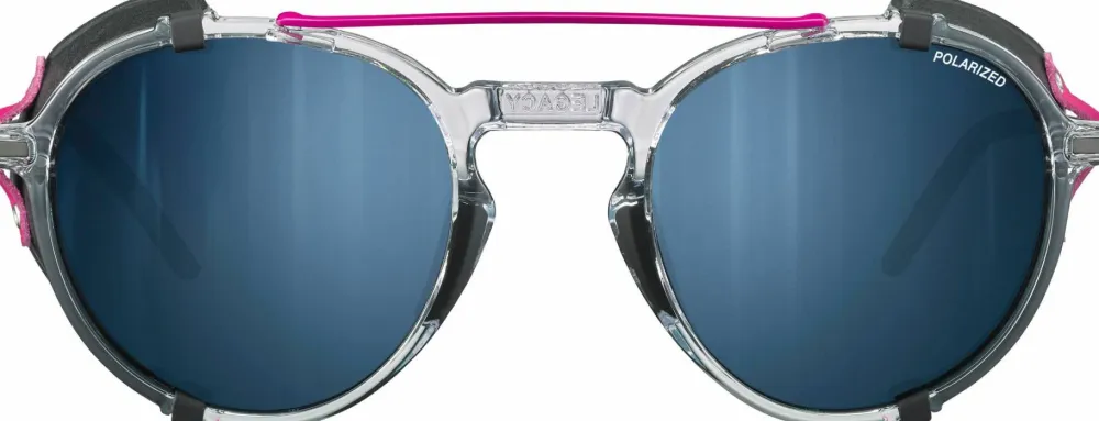 Julbo Legacy Spectron 3 Polarized Shiny Translucent Crystal/Pink/Black Best