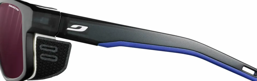 Julbo Shield M Reactiv 2-4 Polarized Black Translu/Blue/White Reactiv 0-4 Hc Outlet