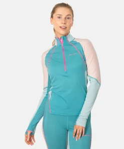 Kari Traa Women's Alma Half Zip Blue Lagoon