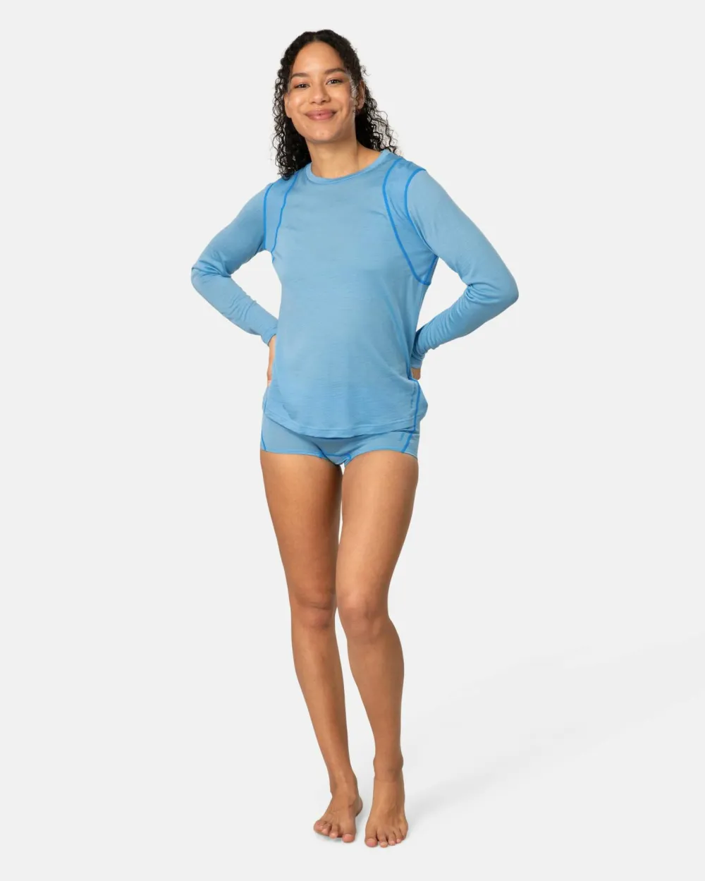 Kari Traa Women's Embla Wool Boxer Ocean Discount