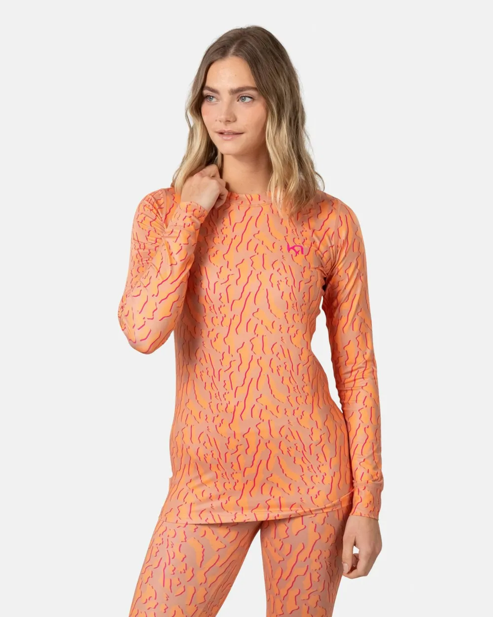 Kari Traa Women's Fryd Long Sleeve Light Brown Hot