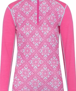 Kari Traa Women's Iselin Half Zip Bright Pink Outlet