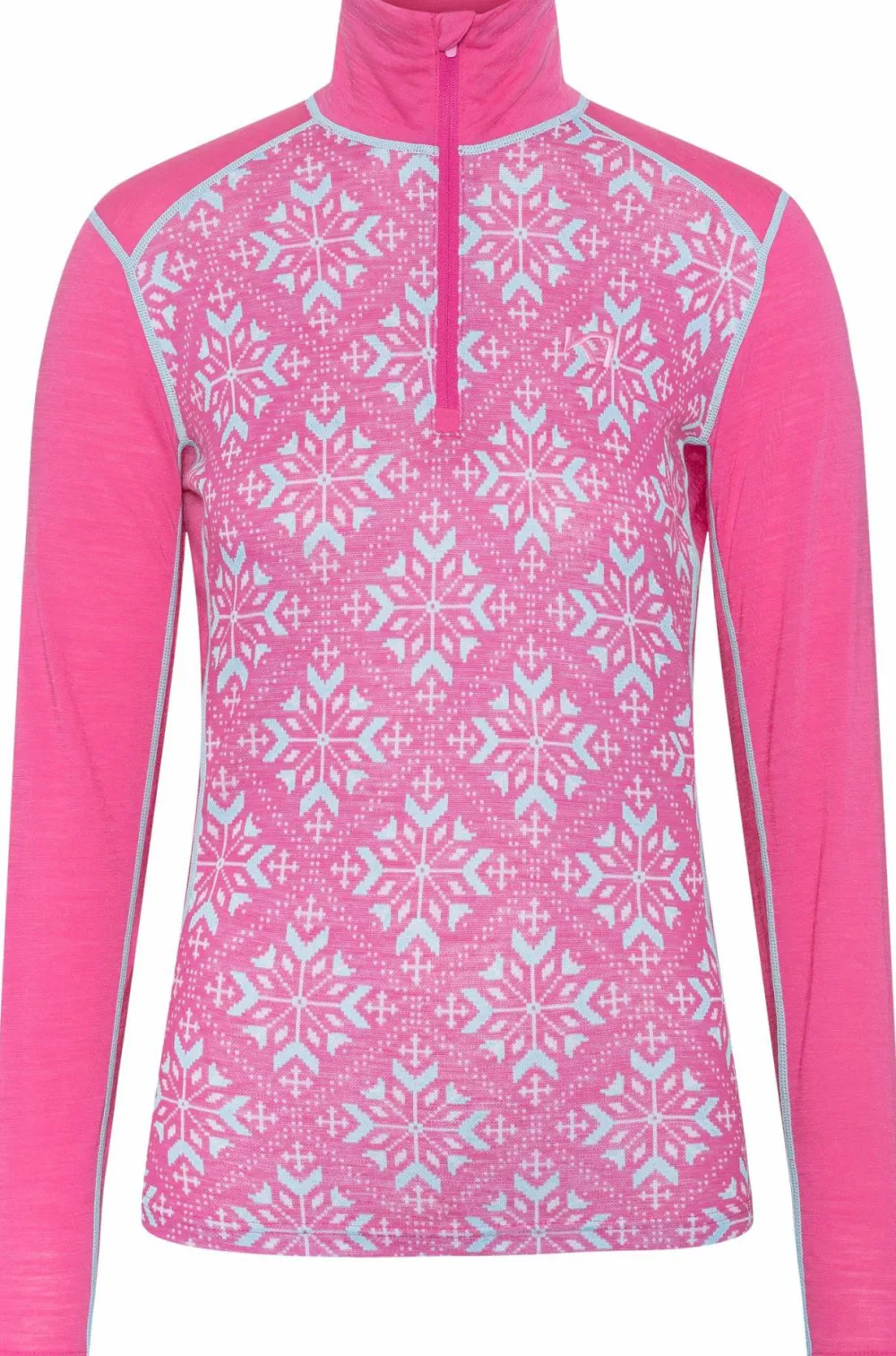 Kari Traa Women's Iselin Half Zip Bright Pink Outlet