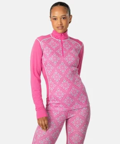 Kari Traa Women's Iselin Half Zip Bright Pink Outlet