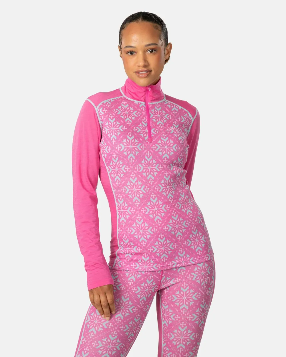 Kari Traa Women's Iselin Half Zip Bright Pink Outlet