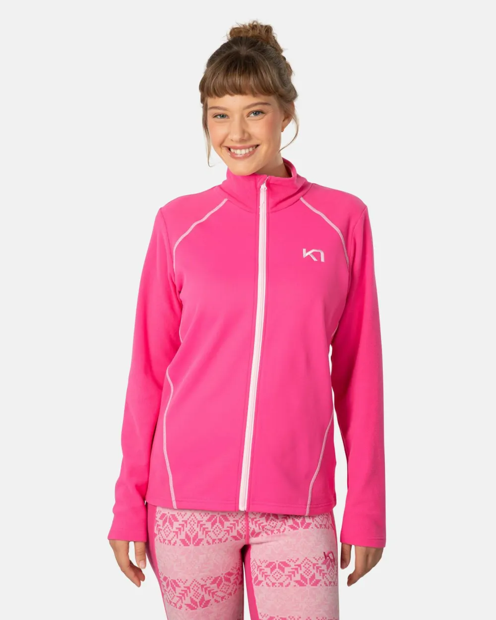 Clearance Women's Kari Full Zip Fleece Damtröjor & Skjortor|Skidkläder Dam