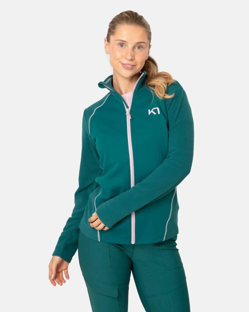 Kari Traa Women's Kari Full Zip Fleece Peacock