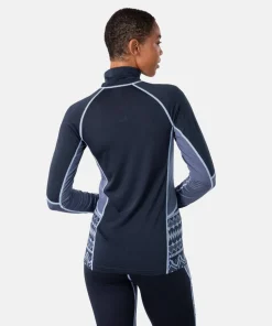 Kari Traa Women's Malia Half Zip Dark Navy Blue