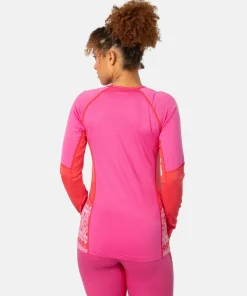 Kari Traa Women's Malia Long Sleeve Bright Pink Hot