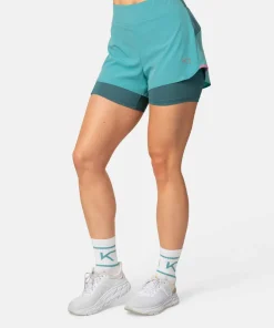 Kari Traa Women's Mija Training Shorts Blue Lagoon