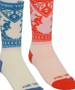 Kari Traa Women's Puffin Sock 2-pack Strong Red