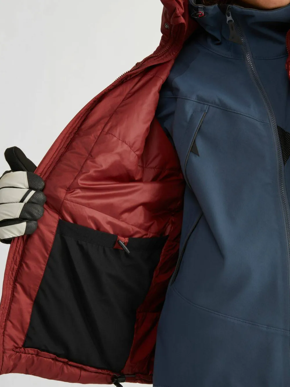 Klättermusen Men's Lödyn Hood Jacket Madder Red