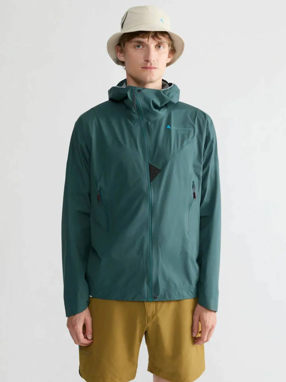 Klättermusen Men's Vingtor Hood Jacket Dark Deep Sea Hot
