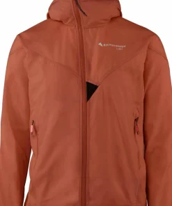 Klättermusen Women's Eitre Zip Hood Jacket Stone Red Outlet