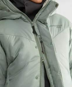 Klättermusen Women's Lödyn Hood Jacket Faded Green Clearance