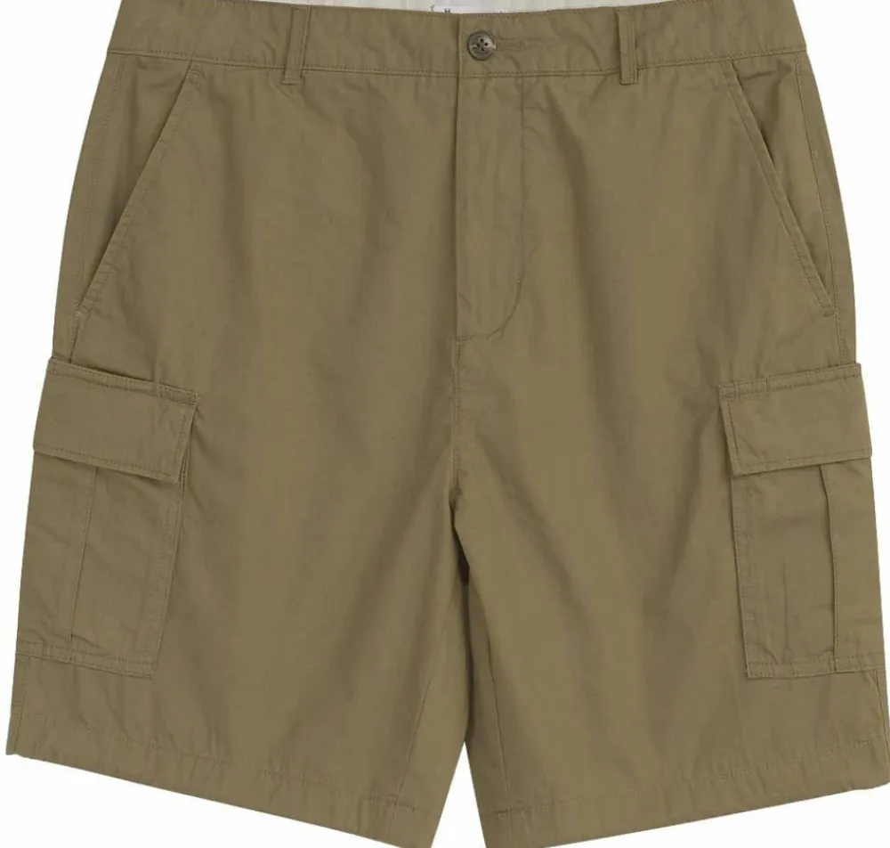 New Men's Fig Loose Cargo Poplin Shorts Herrshorts