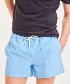 Knowledge Cotton Apparel Men's Bay Stretch Swimshorts Alaskan Blue