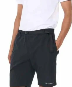 Knowledge Cotton Apparel Men's Stretch Trekking Shorts Black Jet