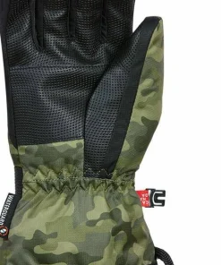 Kombi Juniors' Original Gloves Mini Khaki Liquid Camo Hot