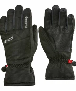 Clearance Juniors' Shadowy GORE-TEX Gloves Black Asphalt Skidåkning