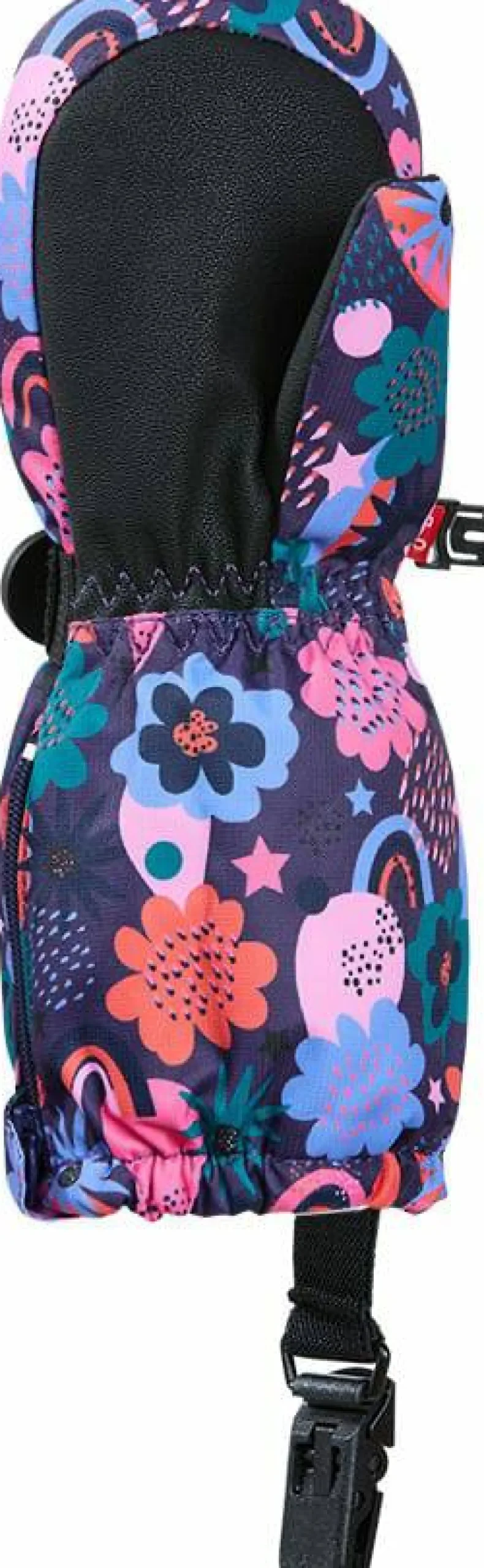 Kombi Kids' Crazy Caribo Mitten Purple Rainbow Flower Sale