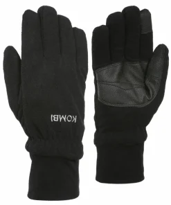 Kombi Men's Windguardian Fleece Gloves Black