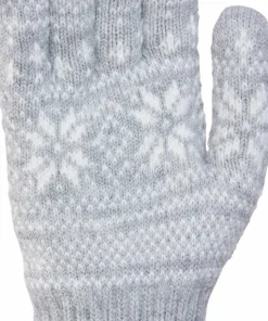 Kombi Unisex Nordic Jacquard Gloves Platinum