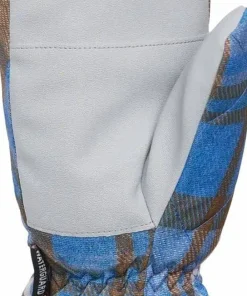 Kombi Women's Canadienne Mittens Silky Blue Tartan Online