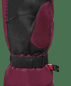 Kombi Women's Snazzy Ethical Goose Down Mittens Rosewood Red