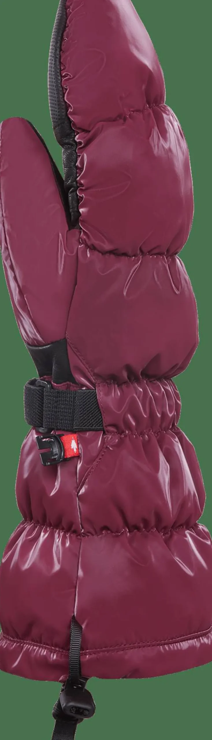 Kombi Women's Snazzy Ethical Goose Down Mittens Rosewood Red