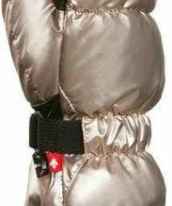 Kombi Women's Snazzy Ethical Goose Down Mittens LIGHT GOLD Outlet