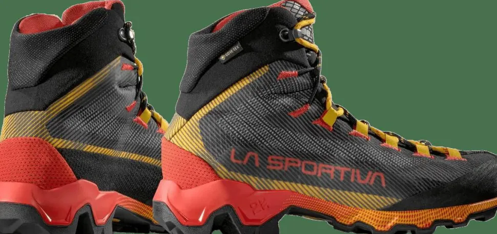 La Sportiva Men's Aequilibrium Hike GORE-TEX Carbon/Yellow