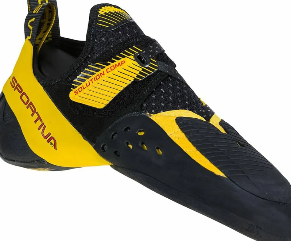La Sportiva Solution Comp Black/Yellow Sale