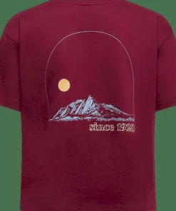 La Sportiva Women's Trilogy Crop T-Shirt Redwood/Limestone