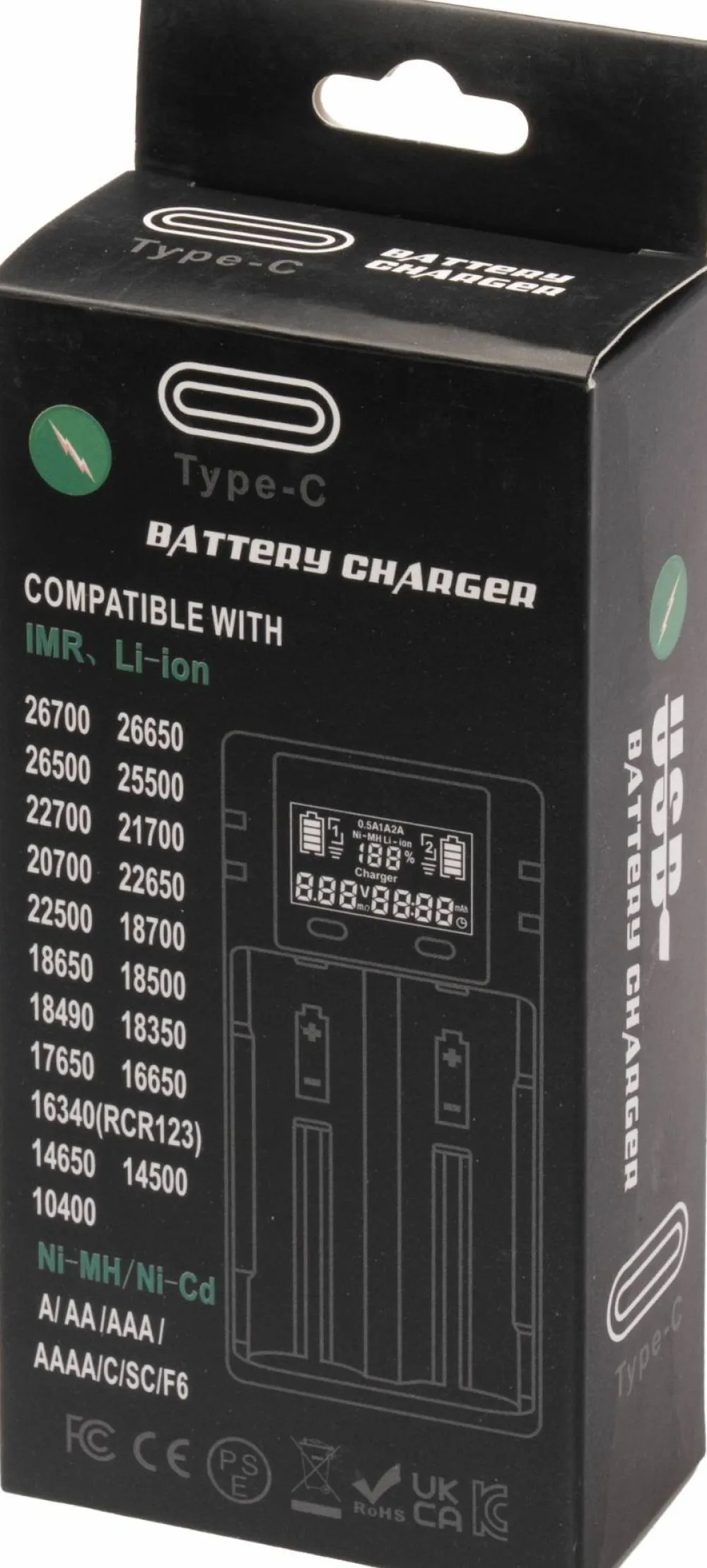 Lafayette 18650 Double Charger Black Clearance